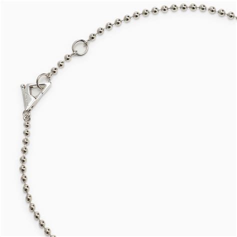 prada armband dames|Prada silver necklace.